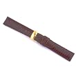 Watchband Genuine Lizard Brown 20mm