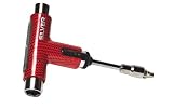 Skateboard Tool Silver Ratchet Black/ Red Check