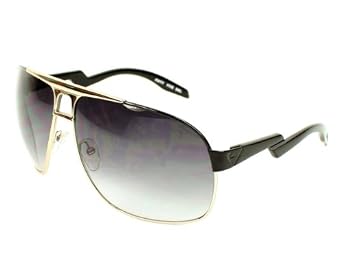 Click here to buy Diesel 55dsl Sunglasses - Franchini E30JJ Metal - Acetate Silver - Black Gradient grey by Diesel.