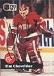 Tim Cheveldae, Detroit Red Wings, 1991 Pro Set Autographed Card