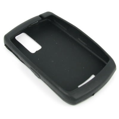 Silicon Skin BLACK Rubber Soft Cover Sleeve Case for RIM BlackBerry Curve 8300 8310 8320 8330 [WCJ34]