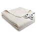 Sunbeam King Imperial Nights Seashell Tan Electric Heated Warming Blanket, Dual Controls