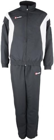 Lotto Football Stars Tracksuit Black/White Med Boys