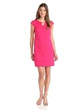 Jessica Howard Womens Spilt Neck Shift Dress