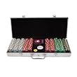 500 11.5 Gram DICE-STRIPED Chips in ALUM Case