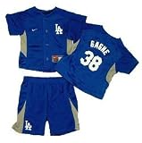 Los Angeles Dodgers Eric Gagne Kids 2 Piece Player Name Jersey Set