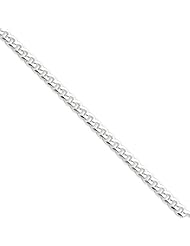 6 mm, Sterling Silver, Curb Chain - 18 inch