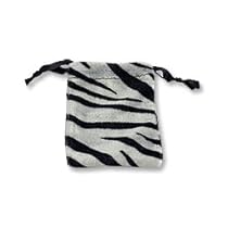 Zebra Print Drawstring Pouch Small