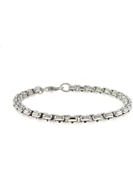 Silver Venetian Box 6.0mm Bracelets Length = 8