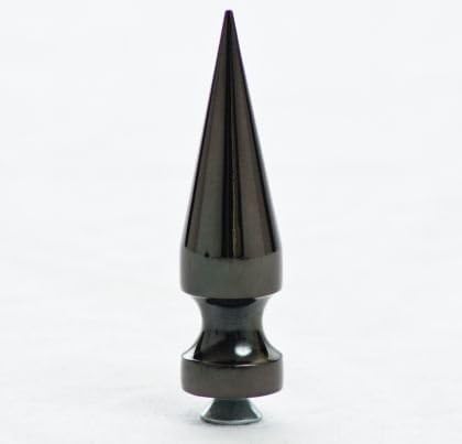 Black Aluminum Screw on Spike for Helmets Rat Rods Helmet Spikes Half Shell Harley Davidson 2 3/4 Inch Metal Spike by shubanditcompanyllc