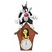 XfürU 07-0719 - Looney Tunes: Kuckucksuhr Sylvester + Tweety, Polyester