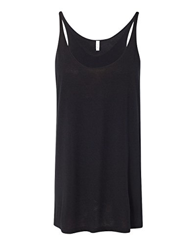Bella 8838 Womens Slouchy Tank - Black, Medium