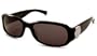 Marc Jacobs Women's Shiny Black Sunglasses with Dark Grey Lens