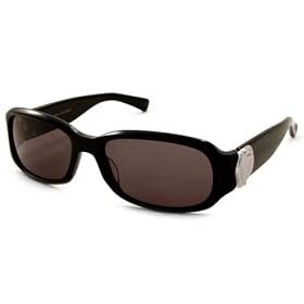 Click here to buy Marc Jacobs Ladies Shiny Black Sunglasses with Dark Grey Lens by Marc Jacobs.