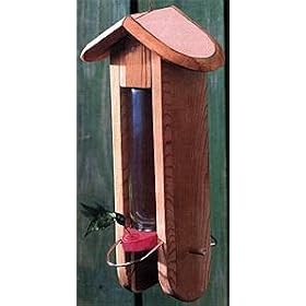 Birding Company Cedar Hummingbird Feeder by Woodside Gardens