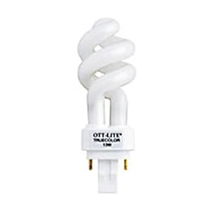 OTT-LITE 13 Watt Plug In Swirl Compact Fluorescent Light Bulb OttLite� High Definition...
