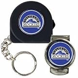 MLB Colorado Rockies 6' Tape Measure, Key Chain & Money Clip Set