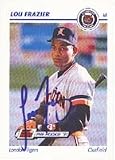 Lou Frazier, London Tigers - Tigers Affiliate, 1991 Line Drive Pre-Rookie Autographed Card