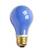 25 Watt Blue Light Bulb / Incandescent Blue A19 / 130 Volt Long Life