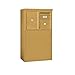 Salsbury Industries 3905D-01GFP Free Standing Horizontal 4C Mailbox Gold