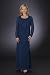 Midnight Blue Formal Evening Dress with Jacket - Mother of Bride & Groom, Wedding, Party, MOB Gown by Sean Collection (7279)