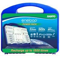 eneloop NEW Power Pack, 2000mAh Typical, 1900mAh Minimum, 1500 cycle, 8AA, 2AAA, 2 