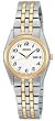 Seiko #SXA124 Women's Two Tone Casual Bracelet Watch