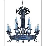 1-2152-12-56 Savoy House Lighting El Paso Dining Chandelier Light