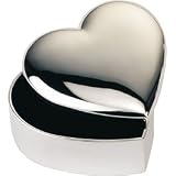 Personalised Silver Plated Heart Trinket Jewellery Box ENGRAVED FREE,  Birthday, Anniversary Gift