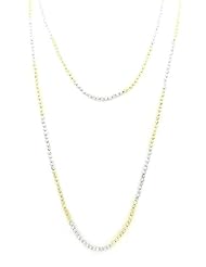 Officina Bernardi 36" Silver and Yellow Necklace