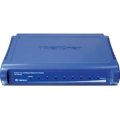 Electronics: TRENDnet 8 Port 10/100Mbps Switch  Plastic 