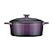 Premier Housewares OvenLove Casserole Dish with Lid, 25.5 x 20.5 x 12 cm, Purple