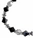 Black Tie Chunk Bracelet