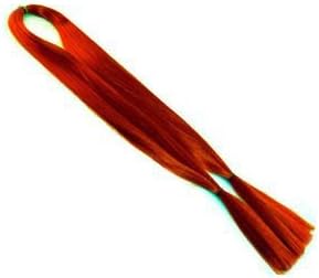 Silky Straight Kanekalon Braiding Extension Hair Hot Orange