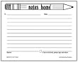 NOTES HOME OPEN W/ COVER