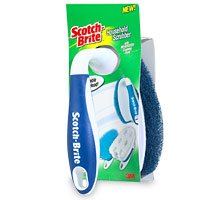 Scotch Brite Household Scrubber Handle with No-Scratch Head - 1 ea
