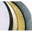Lastolite LL LR4896 48-Inch 5-in-1 Reflector Diffuser with Gold/White and Sunfire/Silver Bottletop