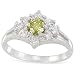18K White Gold 0.295ct Diamond & White Diamond Ring - Size N