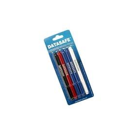 Datasafe CD/DVD Permanent Marker Pens (4 Pens + Eraser)