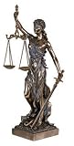Lady Justice Bronze Finish Statue Justicia Law Themis