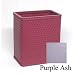Chelsea Collection Square Wastebasket Purple Ash