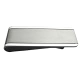 Stainless Steel Brushed Silver Classic Clean Looking Money Clip
