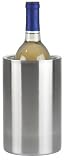Polder 8702-75 18/8 Brushed Stainless Steel Double Wall Wine Carafe