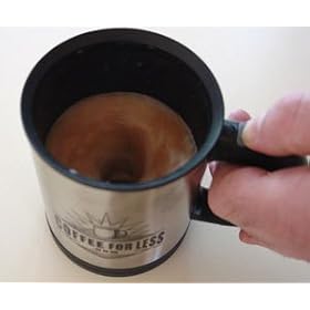 CoffeeForLess.com Thermal Mug Battery Operated MIXER!!