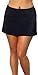 Aquabelle Women's Plus Size Chlorine Resistant Black Skirt
