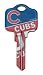 Chicago Cubs Kwikset KW1 House Key