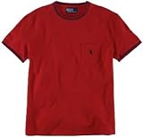Polo Ralph Lauren Short-sleeved Tipped Crewneck, Red