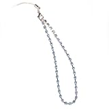 Hand Crafted Cellular Wrist Strap - Light Blue Diamond