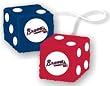 Atlanta Braves Fuzzy Dice - Baseball Sports Merchandise