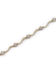 14K Yellow Gold Diamond Bracelet